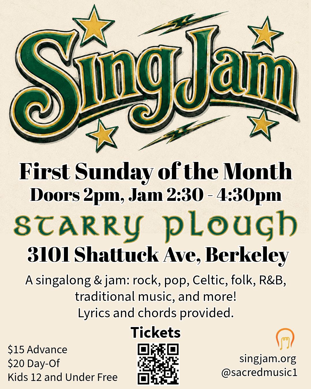 SingJam at the Starry Plough